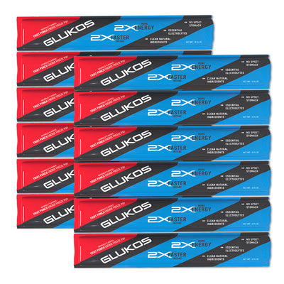 Glukos Fruit Punch Energy Freeze Pops (12 Pack) - 12 Single Pops