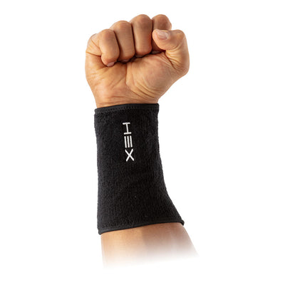 McDavid HEX® High Impact Wrist Guard - Black - Inside of Wrist View