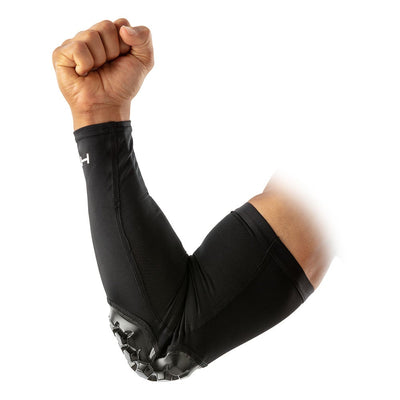 McDavid HEX® High Impact Arm Sleeve - Black - On Model - Detail View