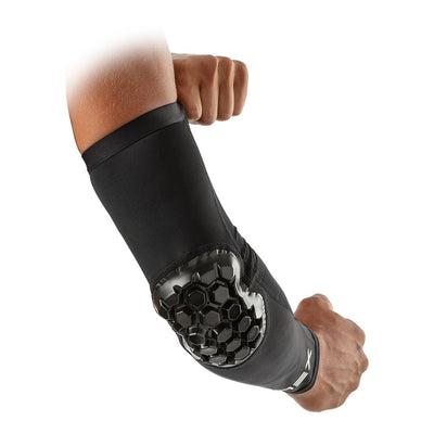 McDavid HEX® High Impact Arm Sleeve - Black - On Model - Detail View