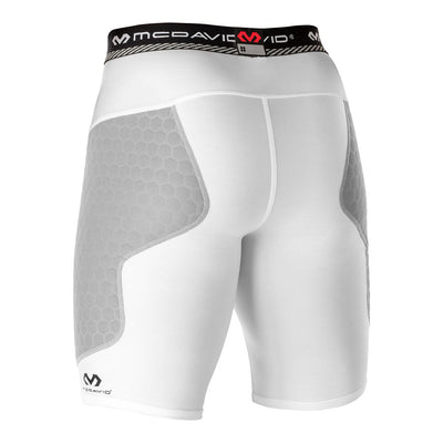McDavid HEX® Thin Sliding Short - White - Back View