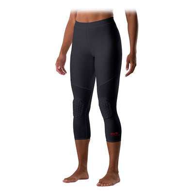 McDavid Women's HEX® 2-Pad 3/4 Tight with Knee Pad - On Model - Front View