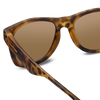 Nathan Sunrise Polarized Running Sunglasses - Tortoise Frame - Detail View 2