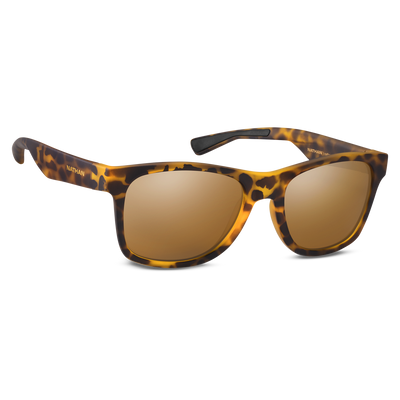 Nathan Sunrise Polarized Running Sunglasses - Tortoise Frame - Hero