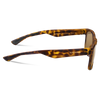 Nathan Sunrise Polarized Running Sunglasses - Tortoise Frame - Side