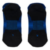 NATHAN Navy Stripes Low-Cut Running Socks -Lay Flat Back View