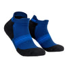 NATHAN Navy Stripes Low-Cut Running Socks - Front View