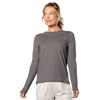 Nathan Women’s Dash Long Sleeve Tee - Black - Hero