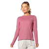 Nathan Women’s Dash Long Sleeve Tee - Maroon - Hero