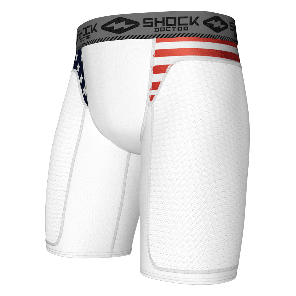 USA Flag Core Padded Sliding Short